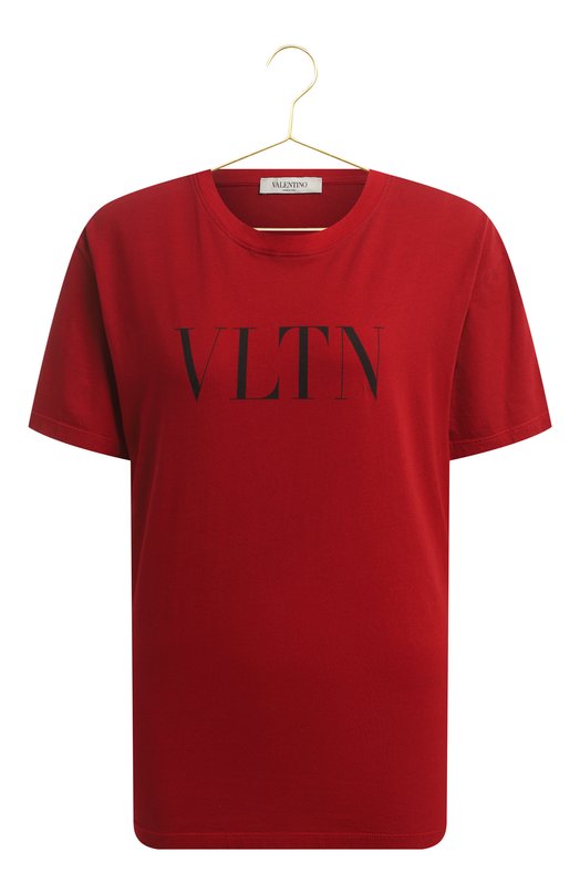 Хлопковая футболка | Valentino | Красный - 1