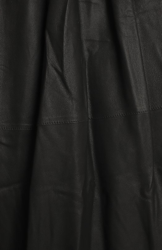 Кожаная юбка | Armani Collezioni | Чёрный - 3