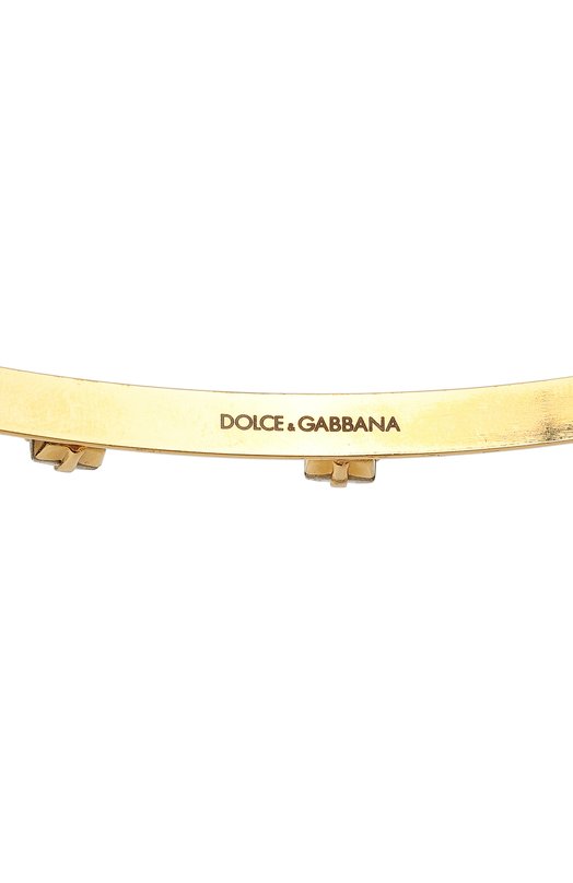 Ободок | Dolce & Gabbana | Золотой - 5