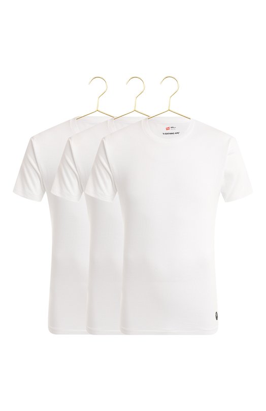 Комплект из трех футболок | Bape | Белый - 1