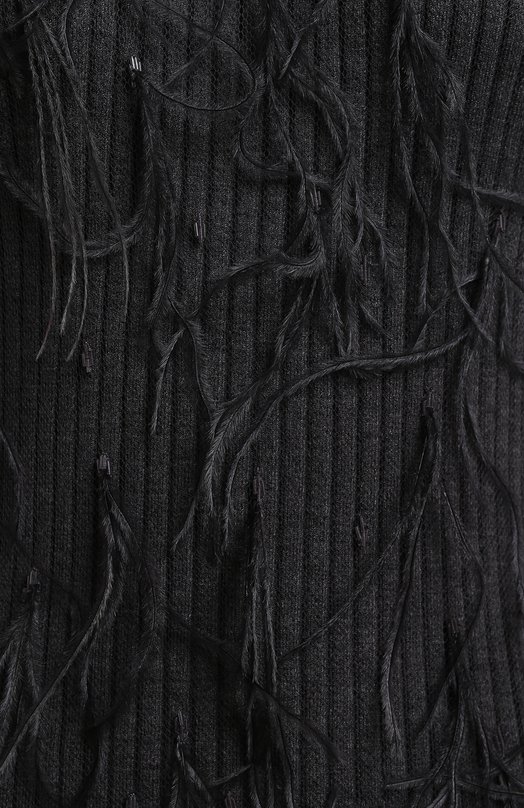 Пуловер из шерсти и шелка | Jason Wu | Серый - 3