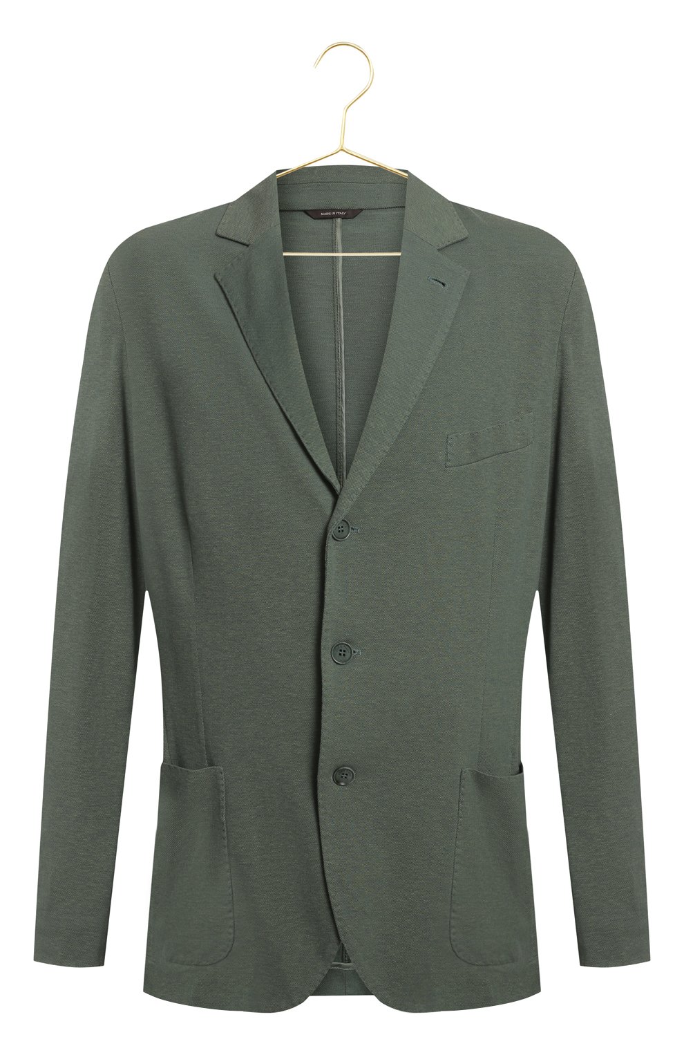 Пиджак из хлопка и шелка | Loro Piana | Зелёный - 1