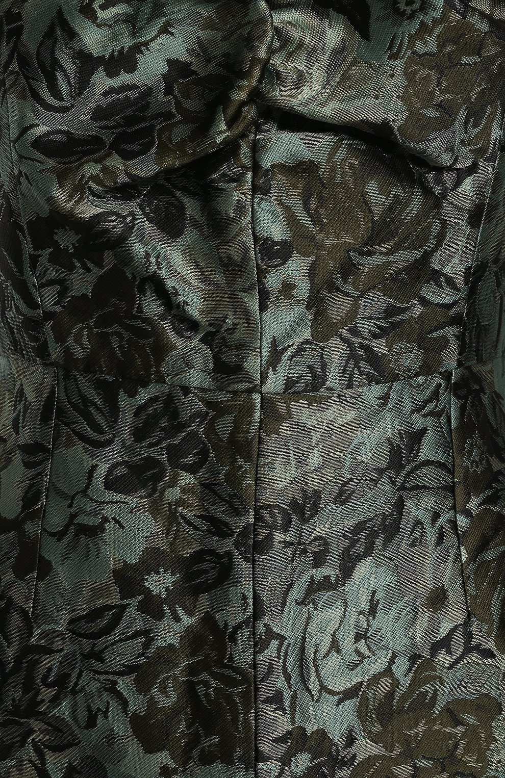 Платье из вискозы и шелка | Erdem | Зелёный - 3