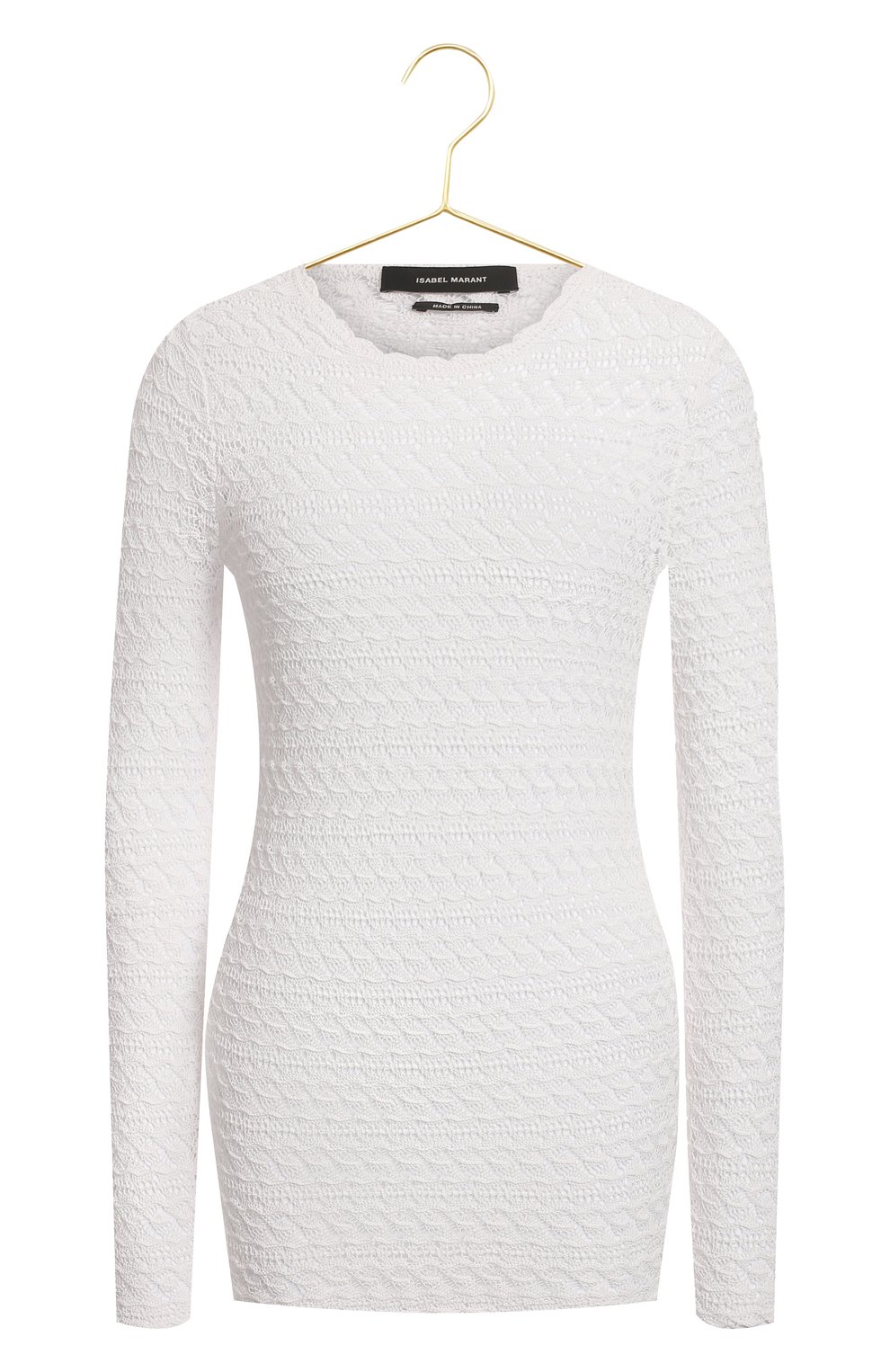 Хлопковый пуловер | Isabel Marant | Белый - 1