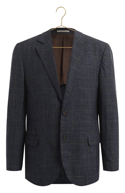Шерстяной пиджак | Brunello Cucinelli | Синий - 1
