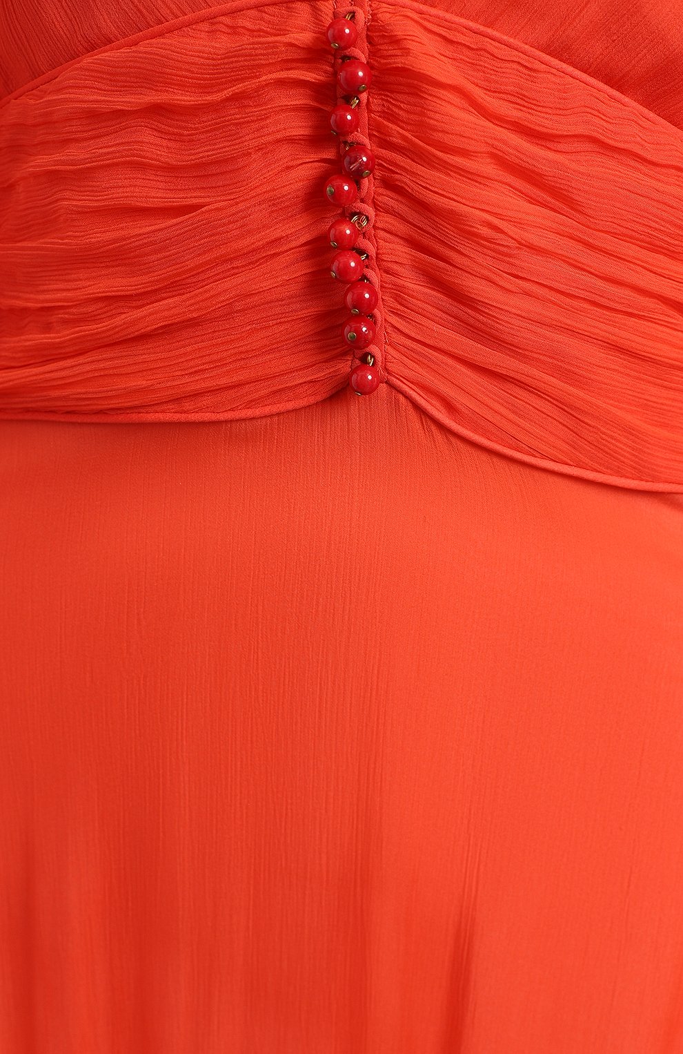 Шелковое платье | Roberto Cavalli | Оранжевый - 3