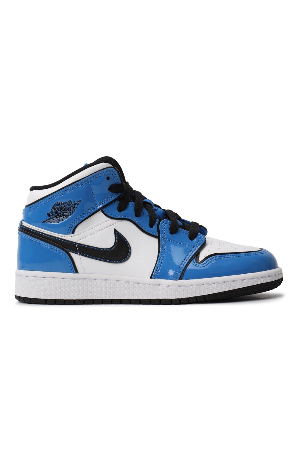 Кеды Air Jordan 1 Mid Signal Blue | Nike | Синий - 7