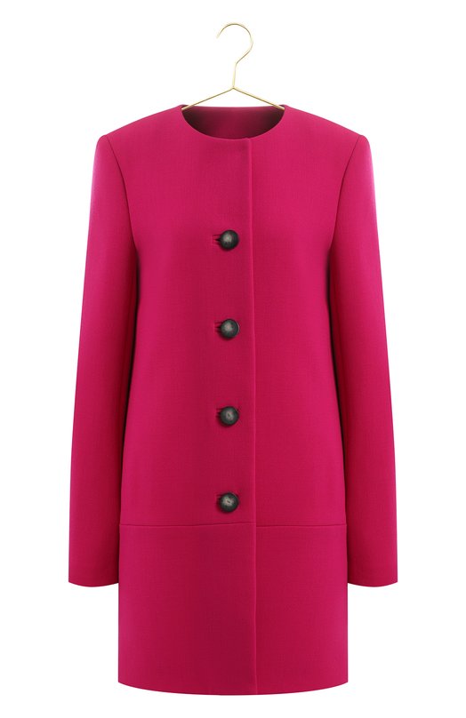 Шерстяное пальто | Balenciaga | Розовый - 1
