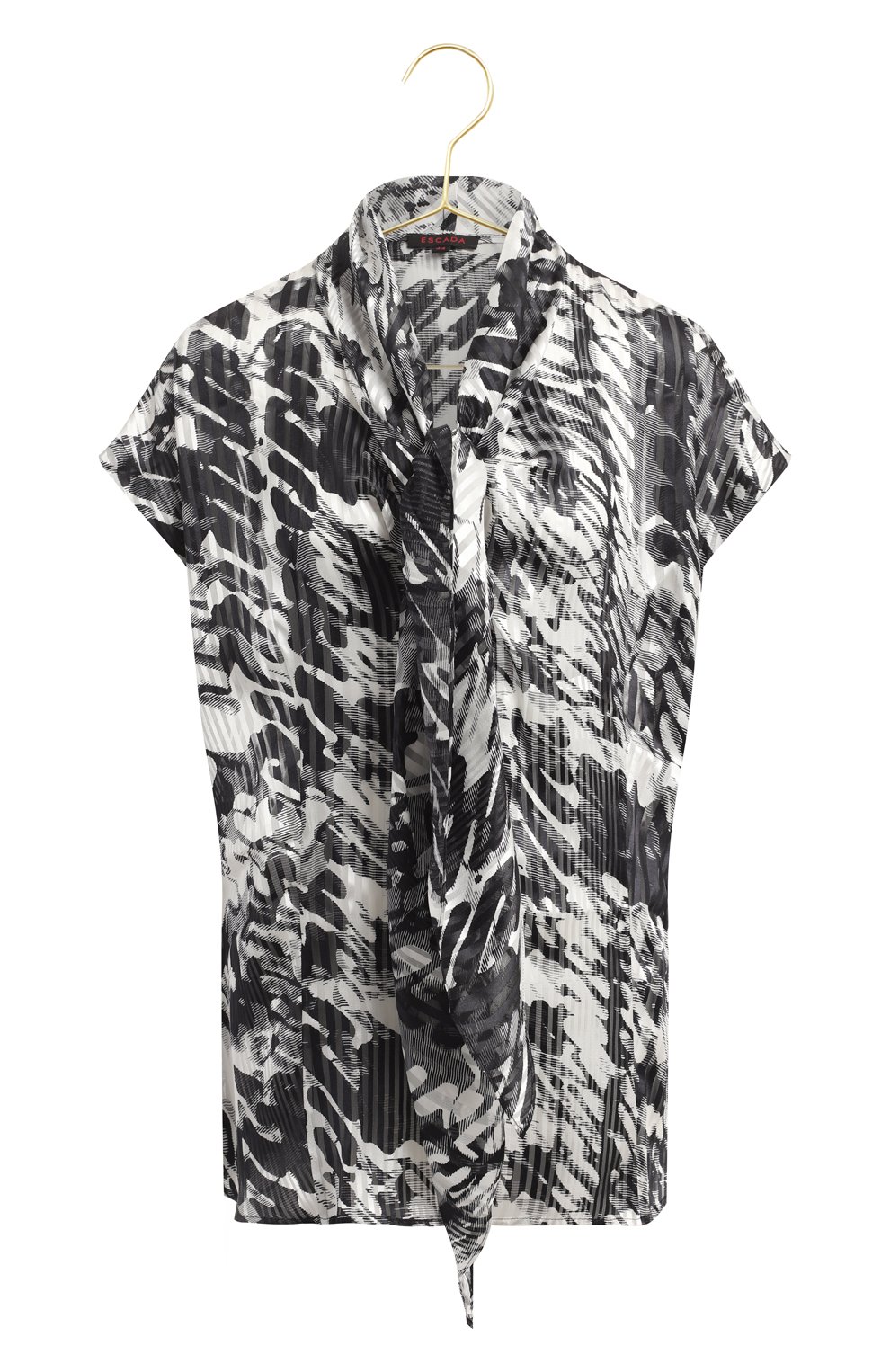 Шелковая блузка | Escada | Чёрно-белый - 1