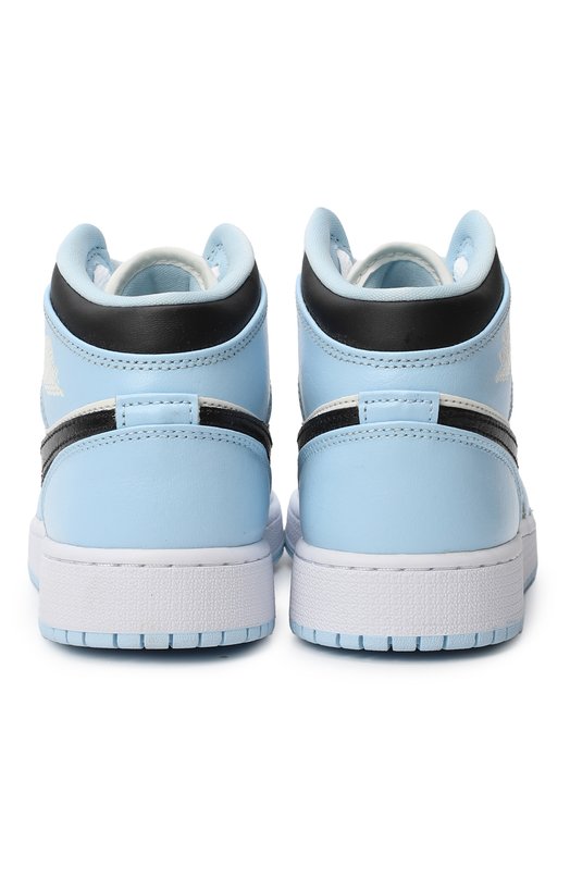 Кеды Air Jordan 1 Mid GS “Ice Blue” | Nike | Голубой - 3