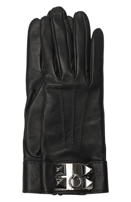 Кожаные перчатки | Hermes | Чёрный - 1