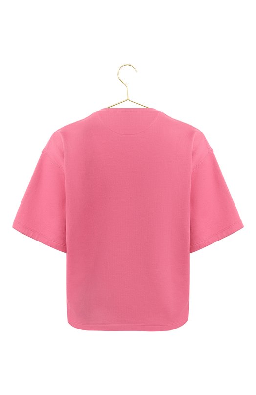 Хлопковая футболка | Valentino | Розовый - 2