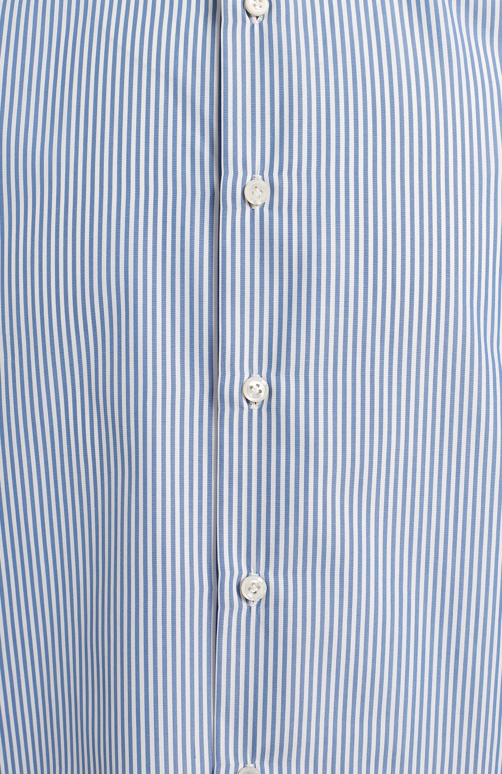 Хлопковая рубашка | Cesare Attolini | Синий - 3