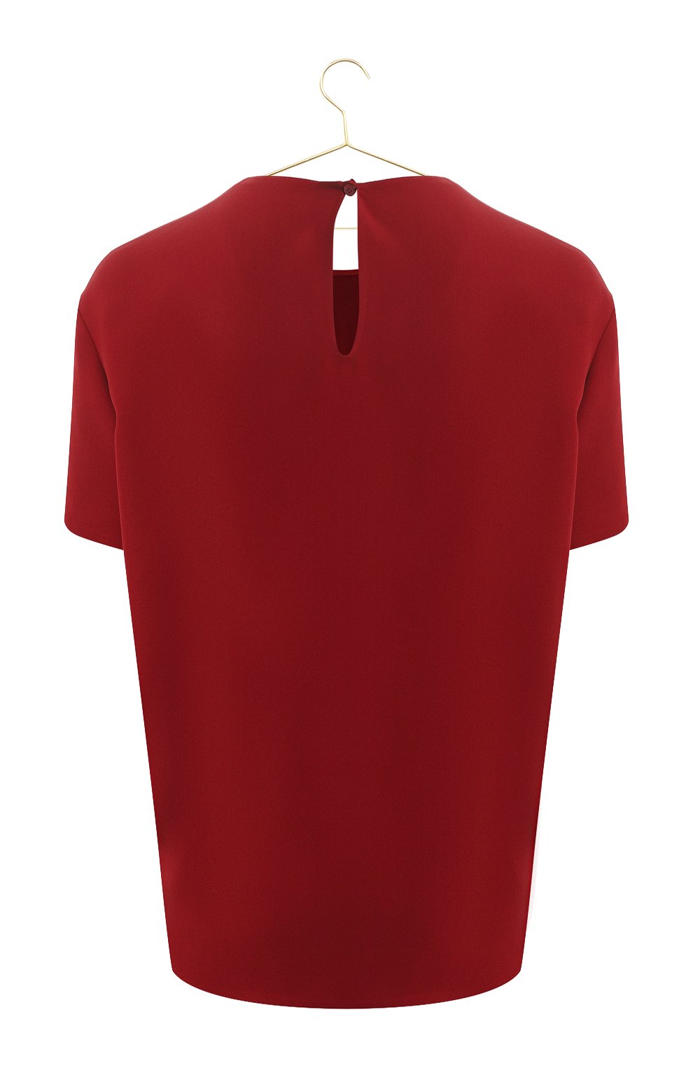 Шелковая блузка | Valentino | Бордовый - 2