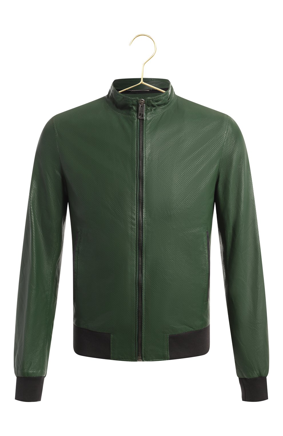 Кожаная куртка | Dolce & Gabbana | Зелёный - 1