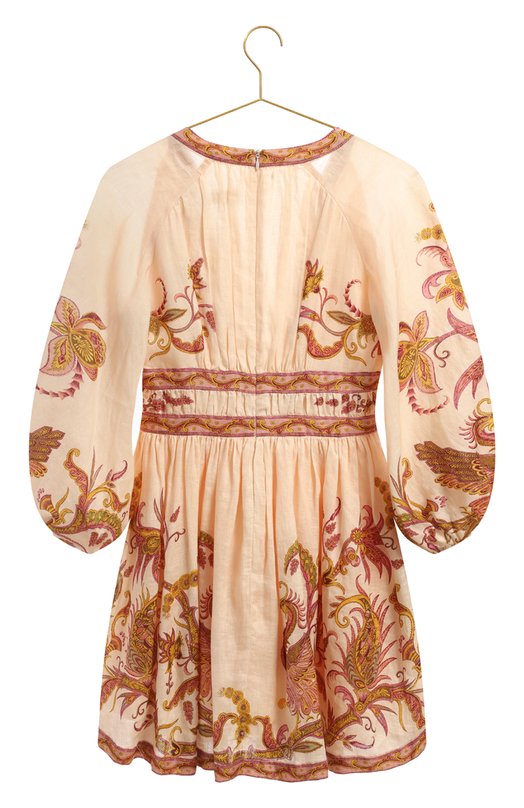 Льняное платье | Zimmermann | Бежевый - 2