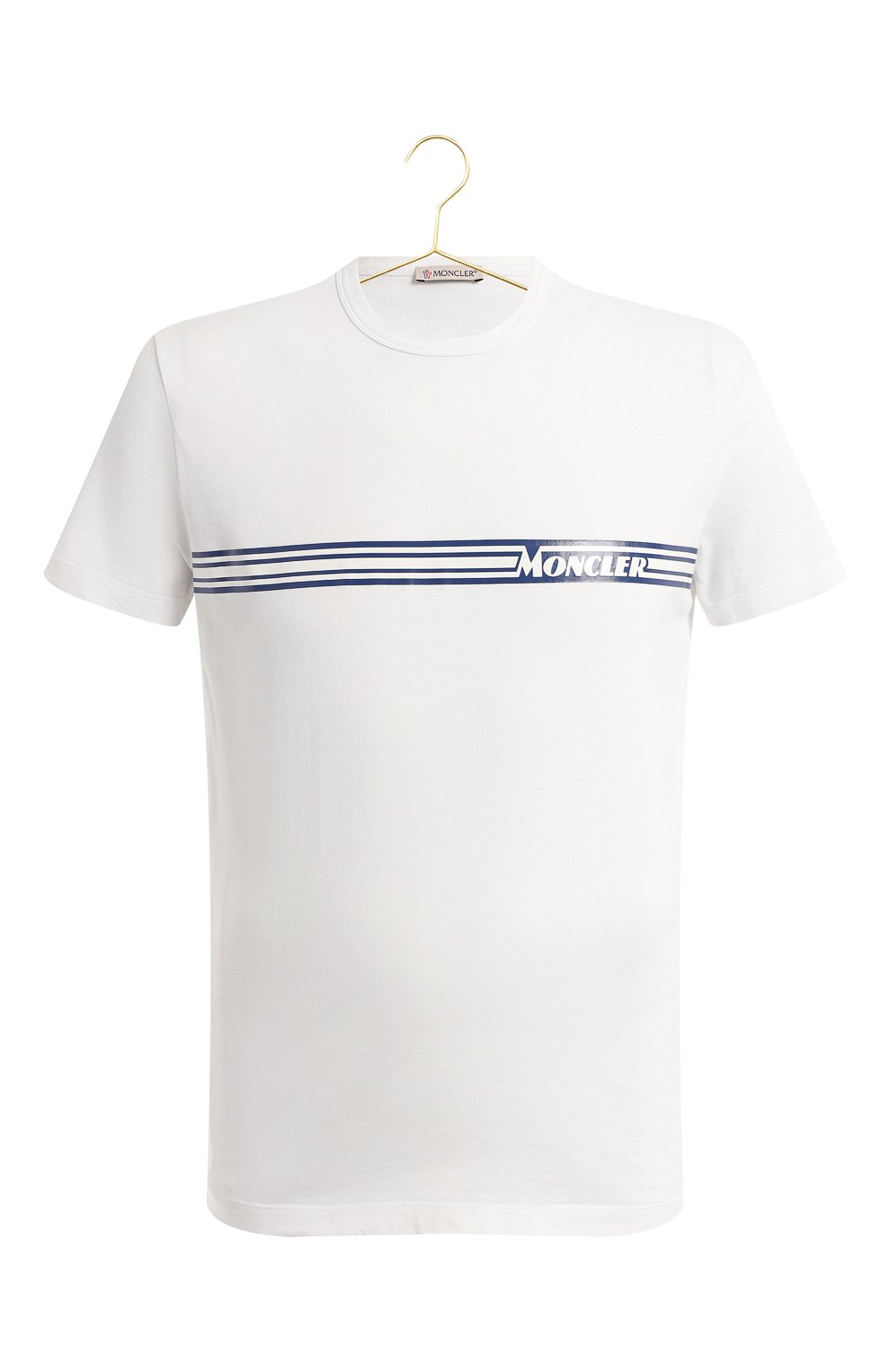 Хлопковая футболка | Moncler | Белый - 1