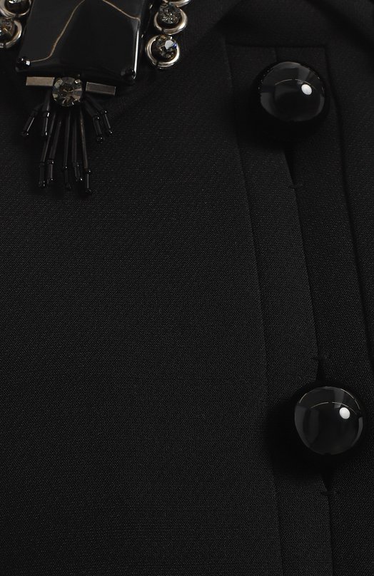 Платье из шерсти и шелка | Prada | Чёрный - 3