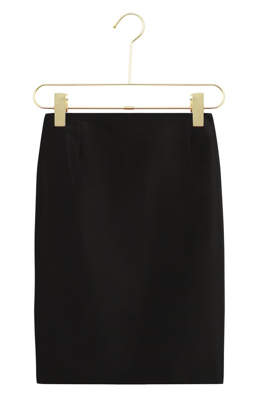 Шелковая юбка | Carolina Herrera | Чёрный - 1