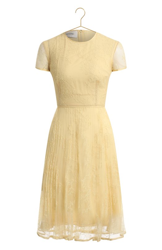 Платье из вискозы | Valentino | Жёлтый - 1