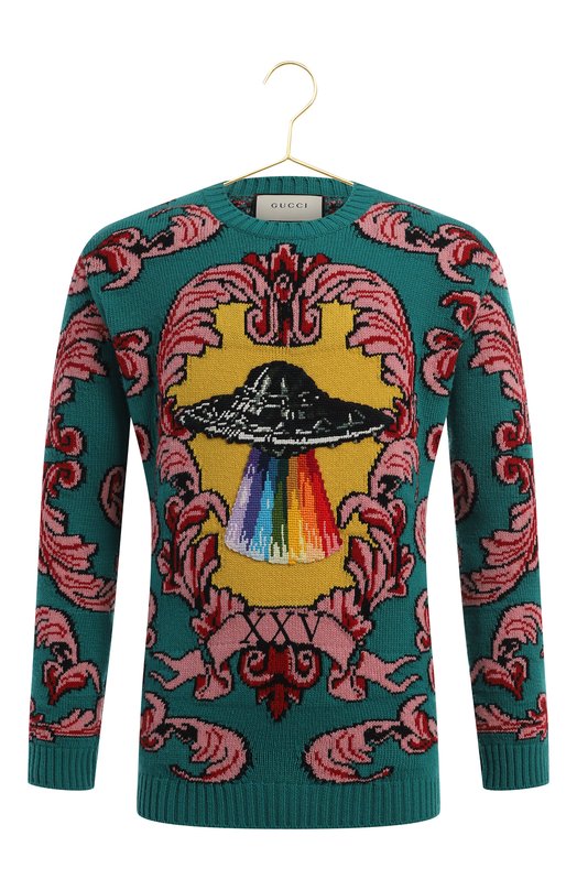 Шерстяной свитер | Gucci | Разноцветный - 1