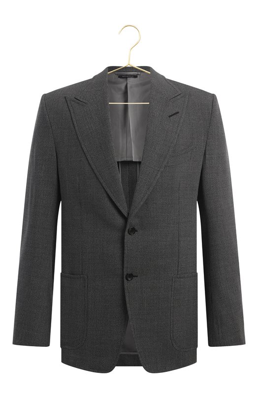 Шерстяной пиджак | Tom Ford | Серый - 1