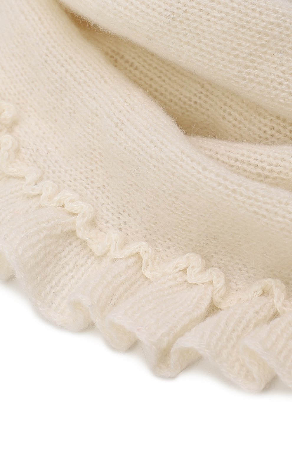 Кашемировый шарф-снуд | Giorgio Armani | Белый - 3