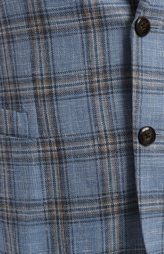 Пиджак из шерсти и шелка | L.B.M. 1911 | Голубой - 3