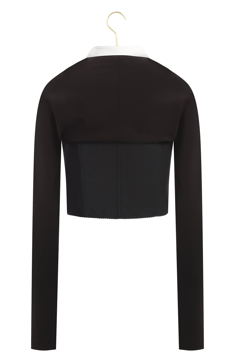 Комбинированная блуза | Dolce & Gabbana | Чёрно-белый - 2