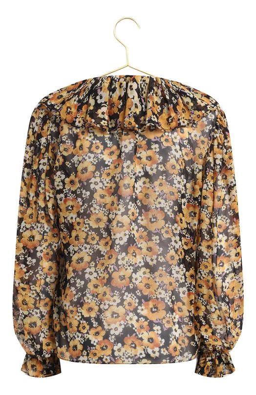 Шелковая блузка | Saint Laurent | Разноцветный - 2