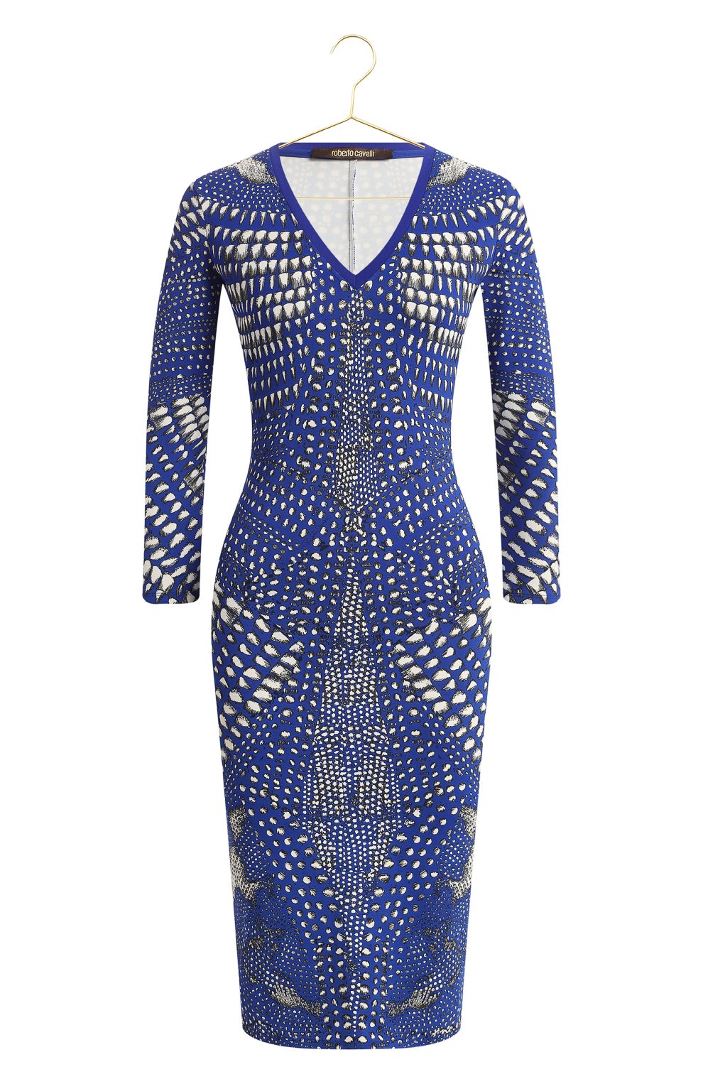 Платье из вискозы | Roberto Cavalli | Синий - 1