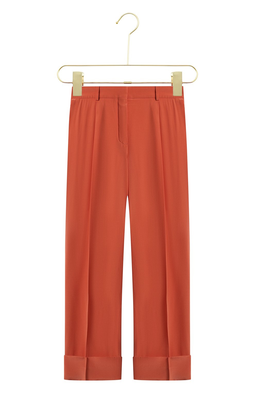 Шелковые брюки | Chloe | Оранжевый - 1