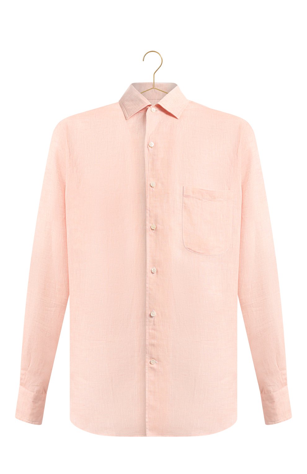 Льняная рубашка | Loro Piana | Розовый - 1