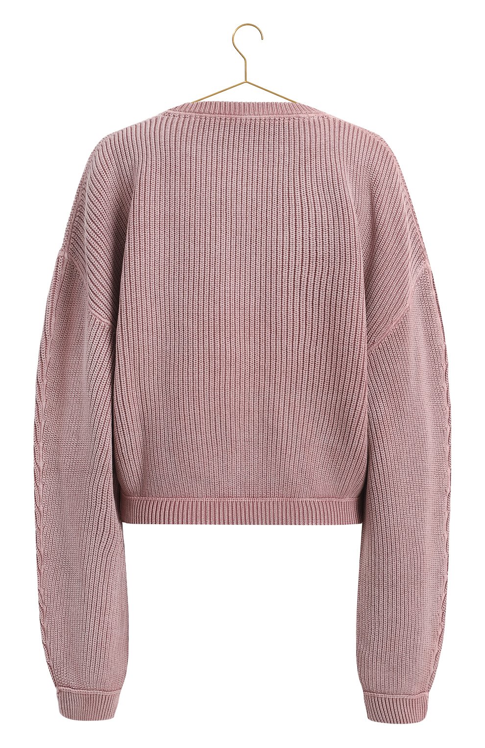 Хлопковый свитер | Alexander Wang | Фиолетовый - 2