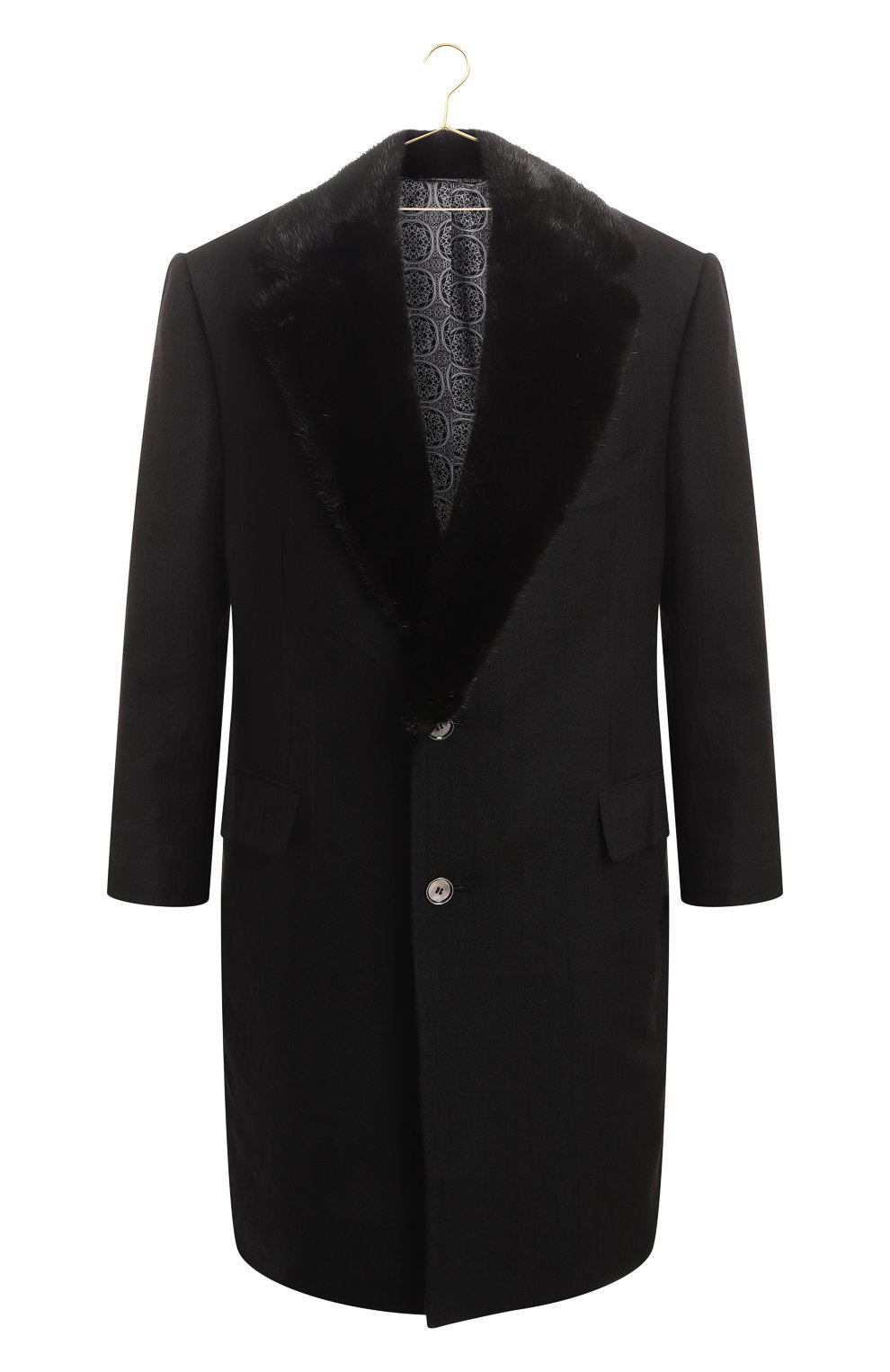 Кашемировое пальто | Stefano Ricci | Чёрный - 1