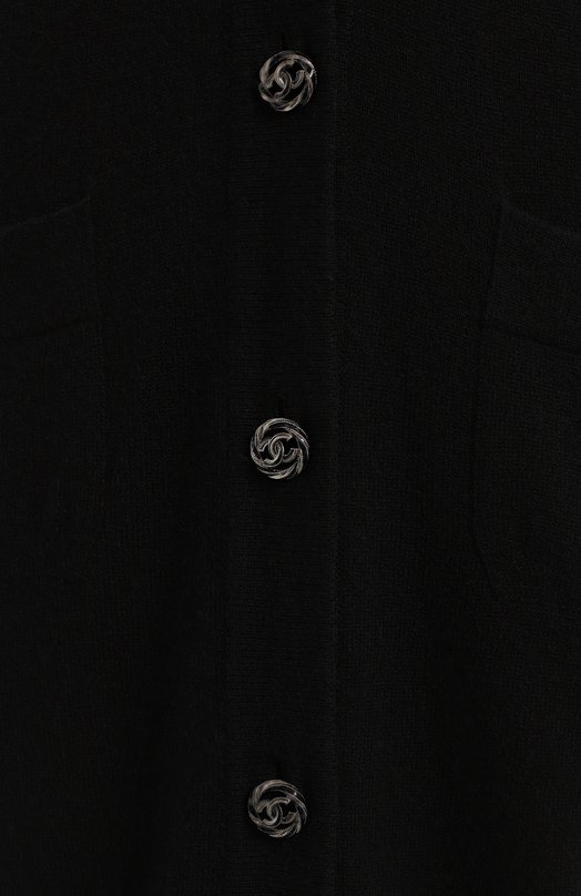 Кашемировый кардиган | Chanel | Чёрный - 3