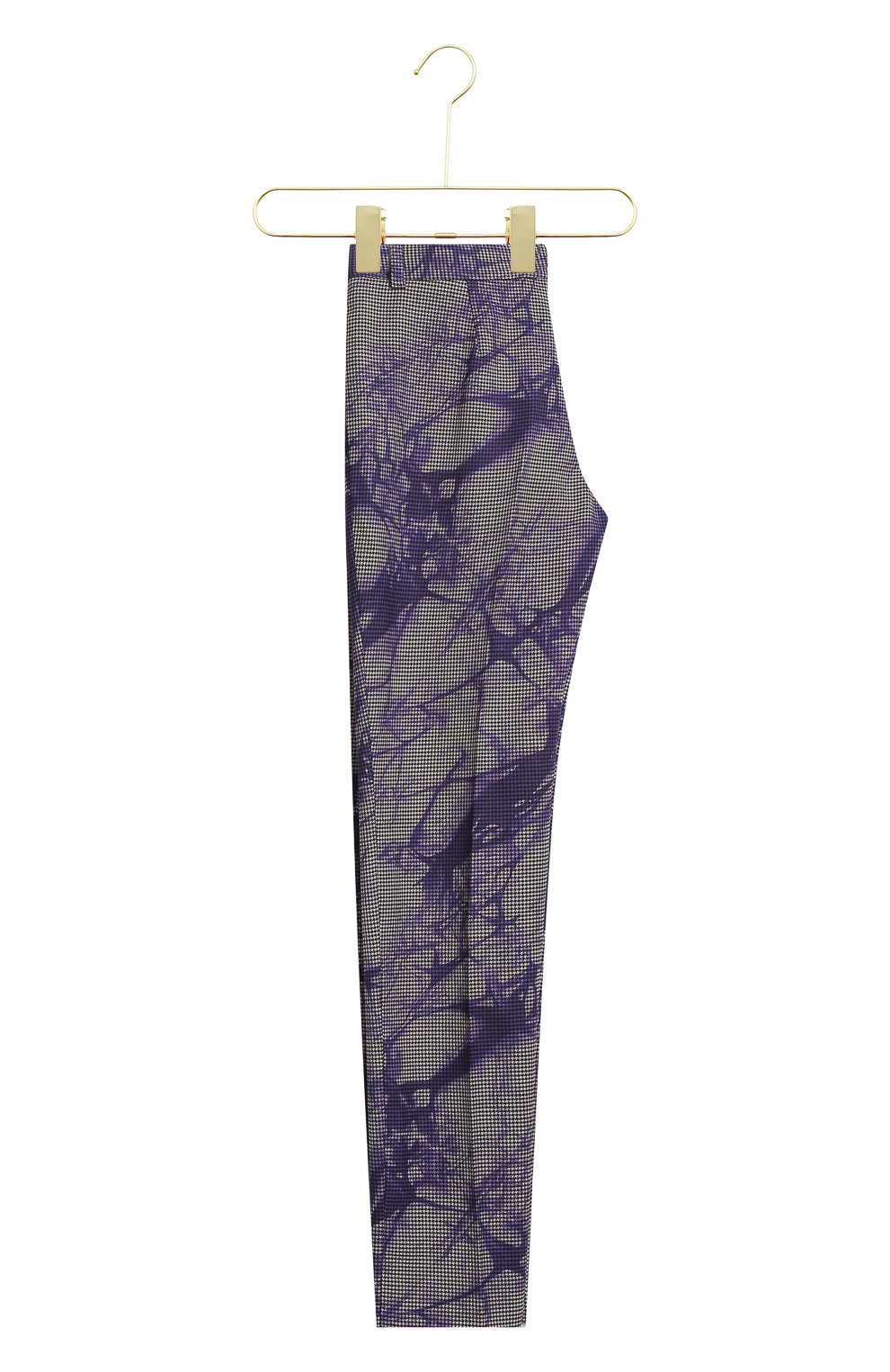 Шерстяные брюки | Versace | Фиолетовый - 2