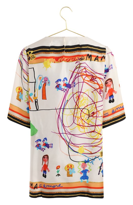 Шелковая блузка | Dolce & Gabbana | Разноцветный - 2