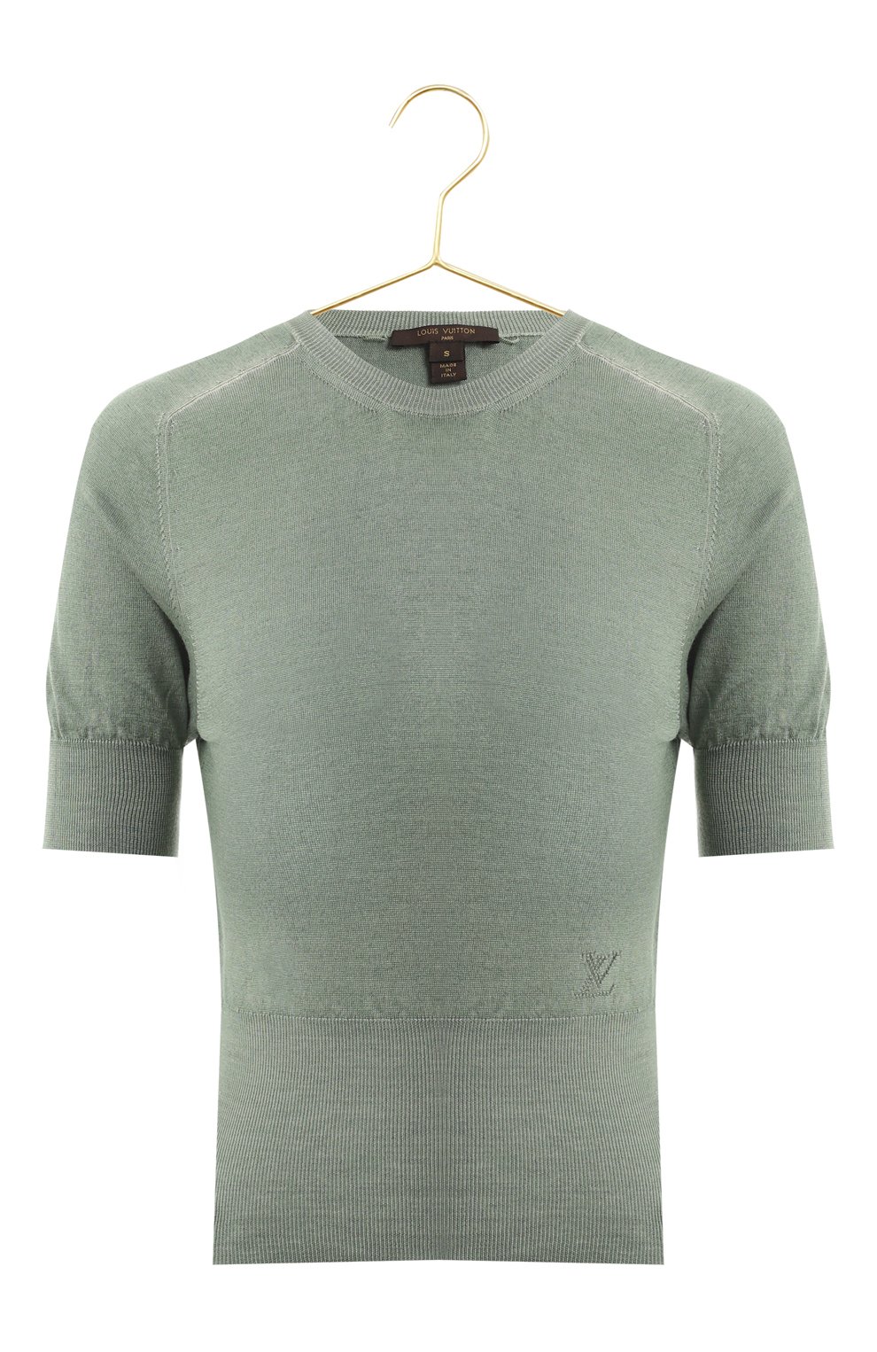 Пуловер из шерсти и шелка | Louis Vuitton | Зелёный - 1