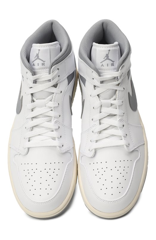 Кеды Air Jordan 1 Mid 'Neutral Grey' | Nike | Белый - 2