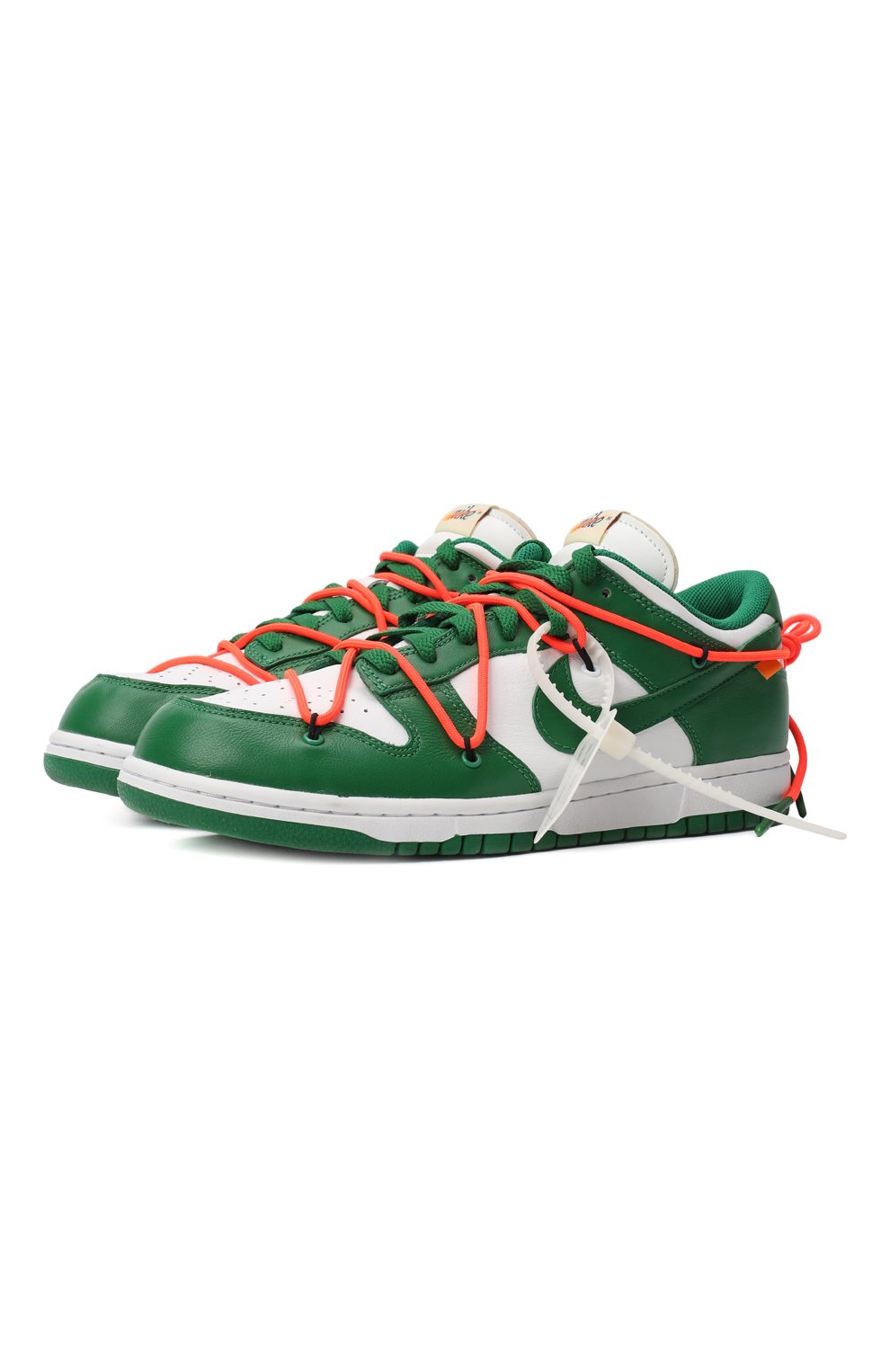Кеды Nike Dunk Low x Off-White | Nike | Зелёный - 1