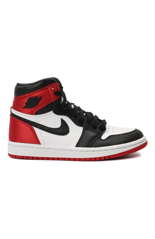 Кеды Air Jordan 1 High OG “Satin Black Toe” | Nike | Чёрно-белый - 7