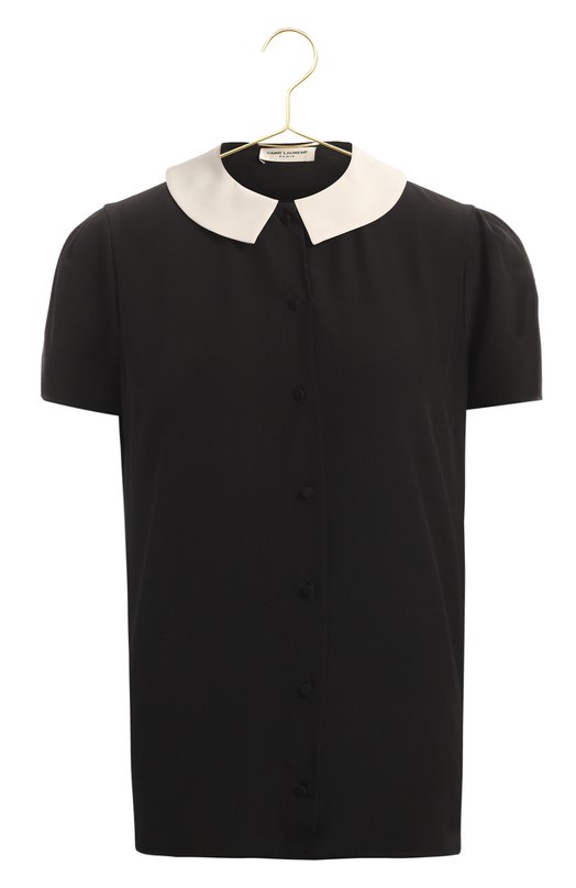 Шелковая блуза | Saint Laurent | Чёрный - 1