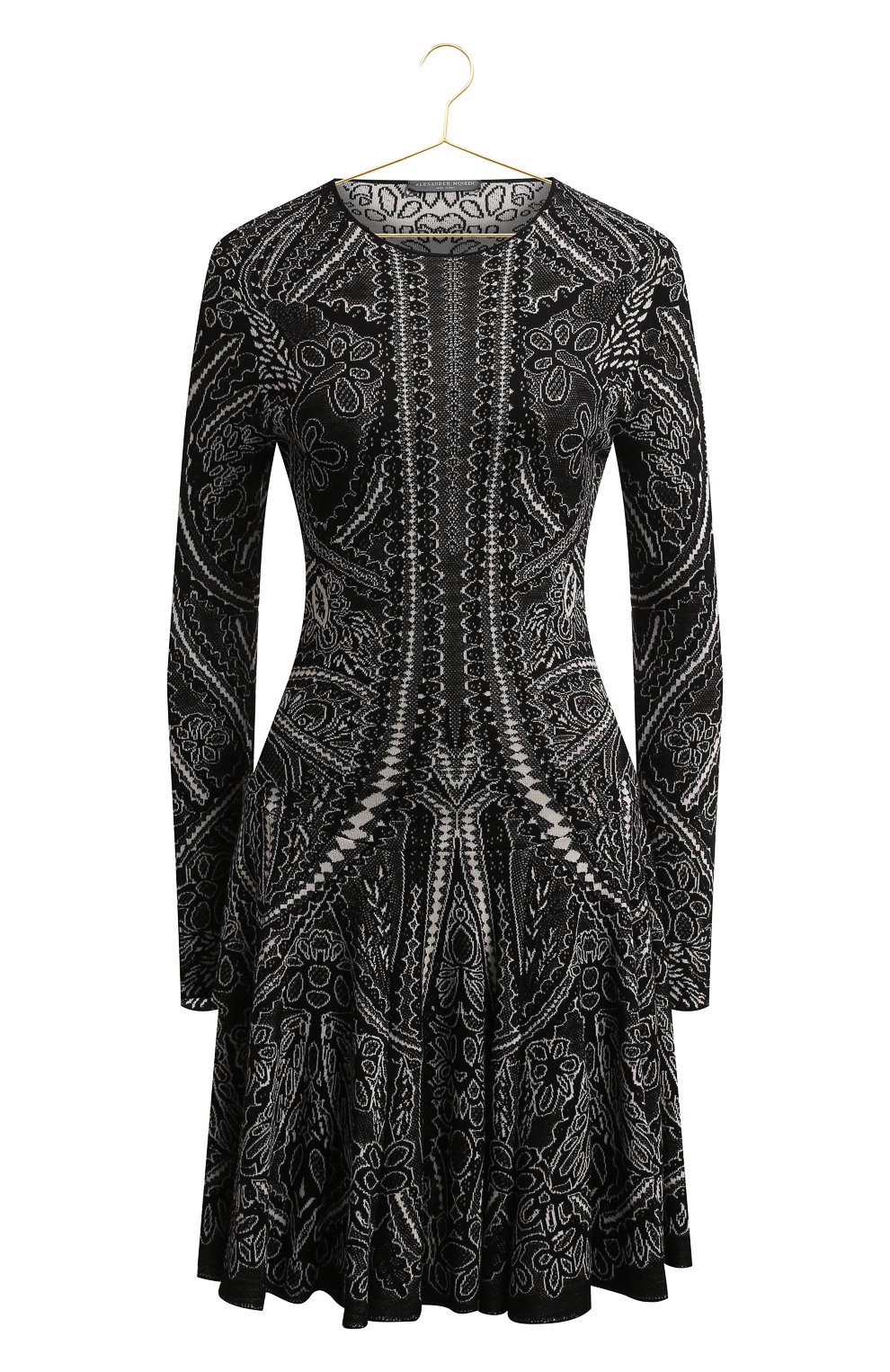 Платье | Alexander McQueen | Чёрно-белый - 1
