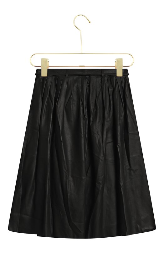 Кожаная юбка | Armani Collezioni | Чёрный - 2