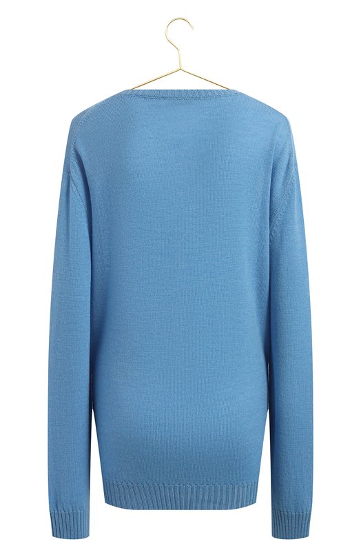 Шерстяной пуловер | Jil Sander | Голубой - 2