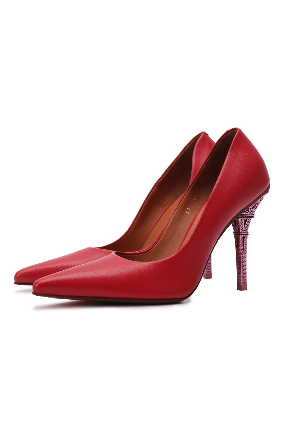 Кожаные туфли | Vetements | Красный - 1