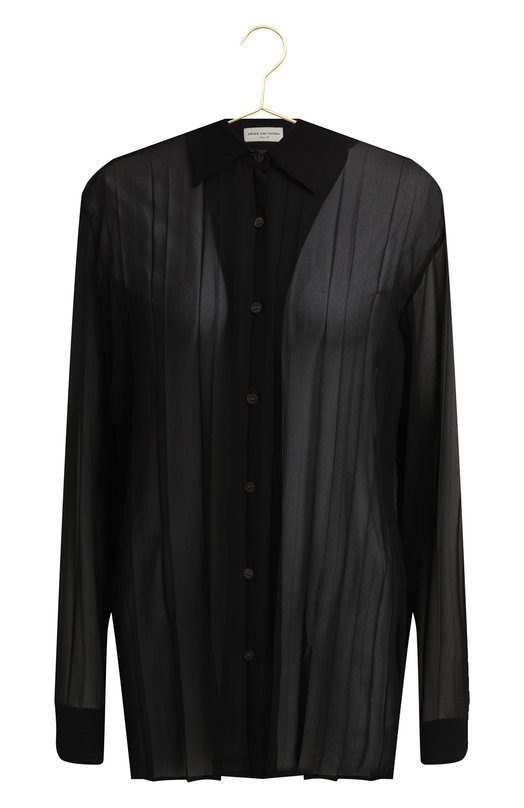 Хлопковая блузка | Dries Van Noten | Чёрный - 1