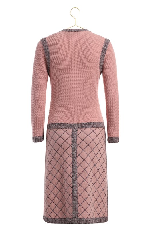 Платье из шелка и кашемира | Chanel | Розовый - 2
