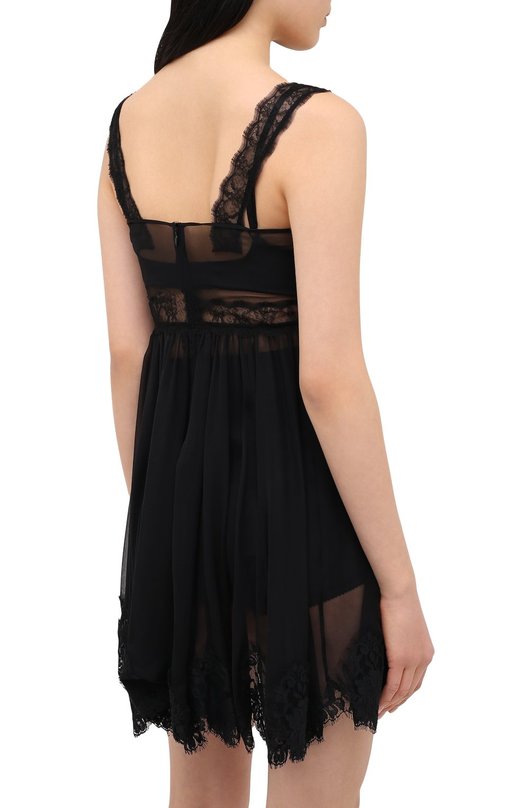 Шелковое платье | Dolce & Gabbana | Чёрный - 6
